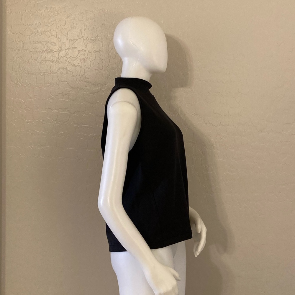 SPANX AirEssentials Mock Neck Crop Top Black XL - Picture 8 of 16